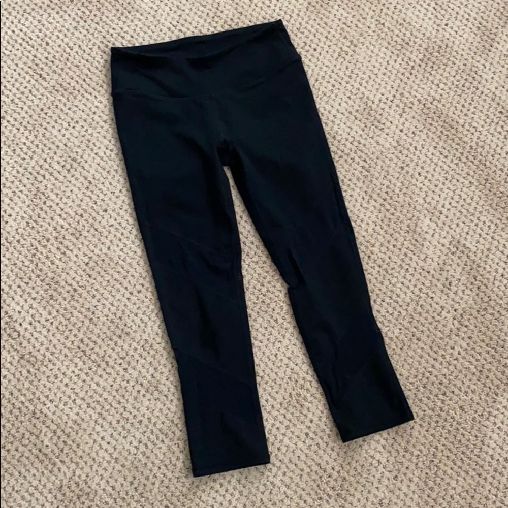 Fabletics High-Rise Leggings w/ Mesh Accents, XXS